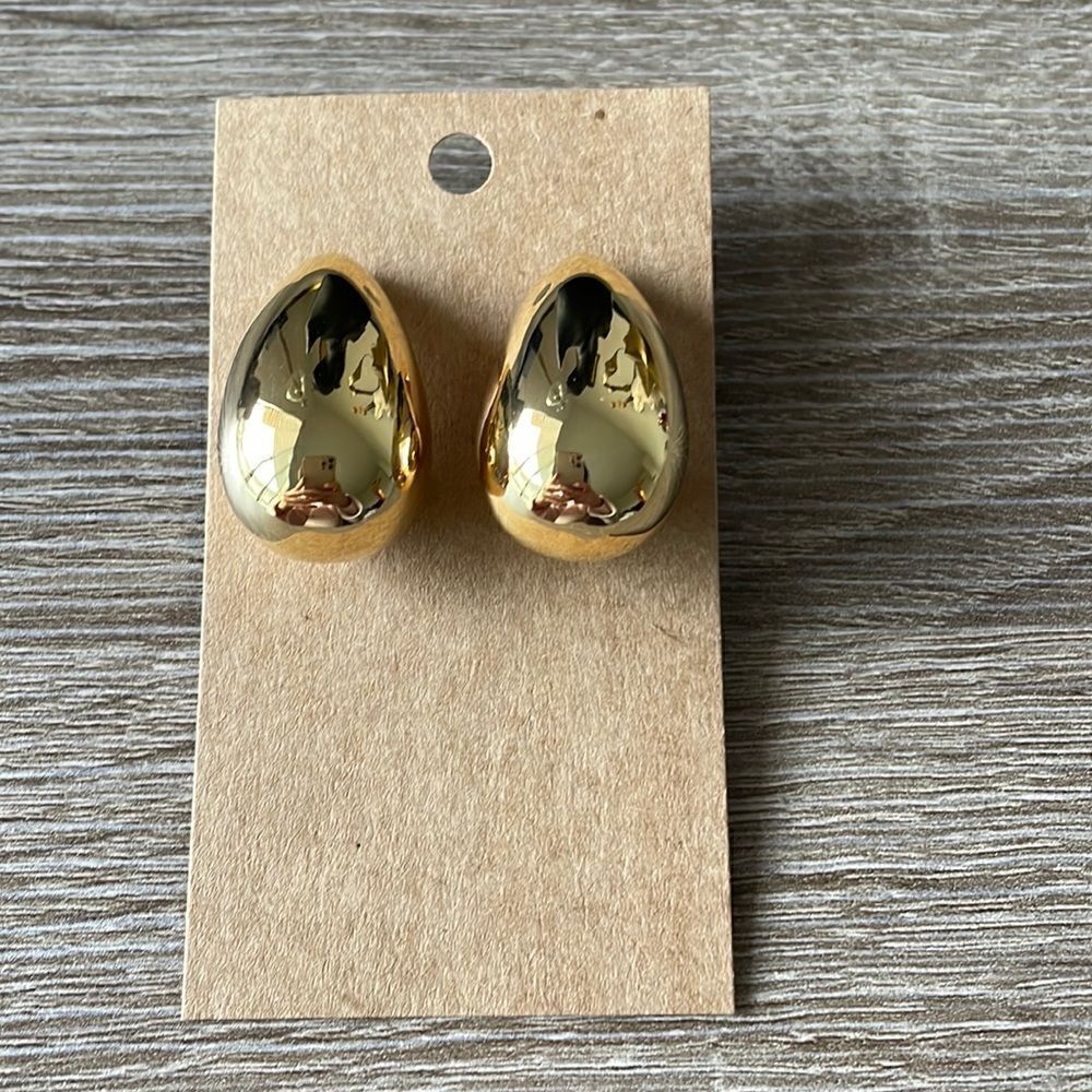 Water drop statement earrings N8 - Picture 2 of 4